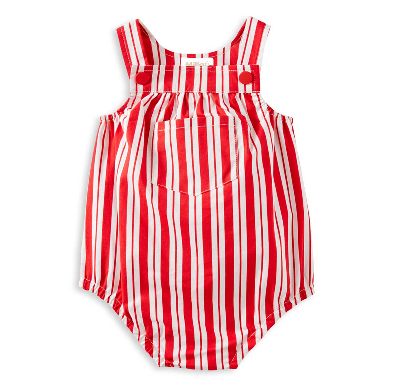 Milky Stripe Playsuit 00-1Y